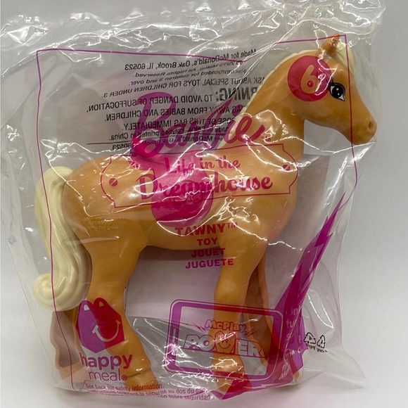 McDonald's 2015 Barbie Life in The Dreamhouse Tawny Horse Pony Toy #6 - Picture 2 of 4